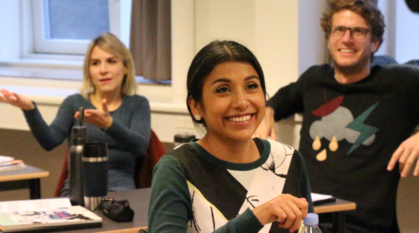 Studieskolens kursister i klassen